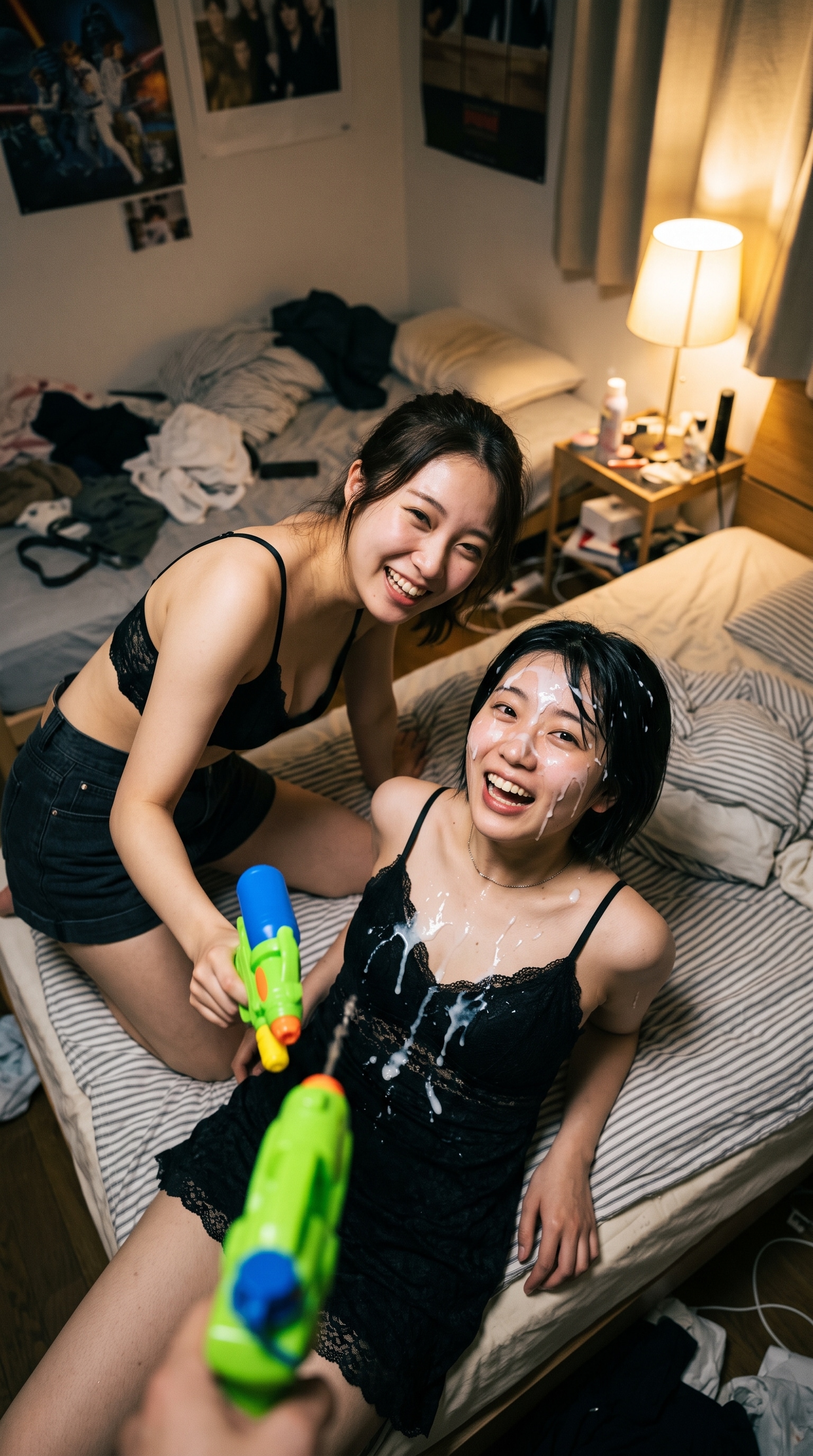 水鉄砲遊び