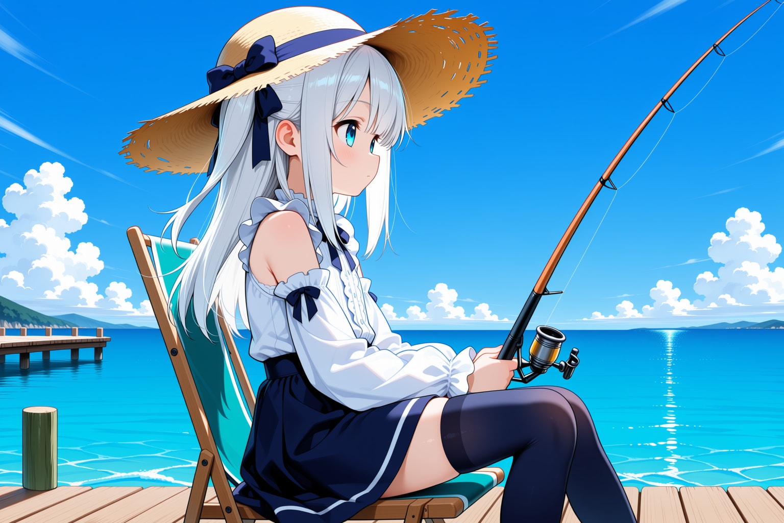 大物を待つ