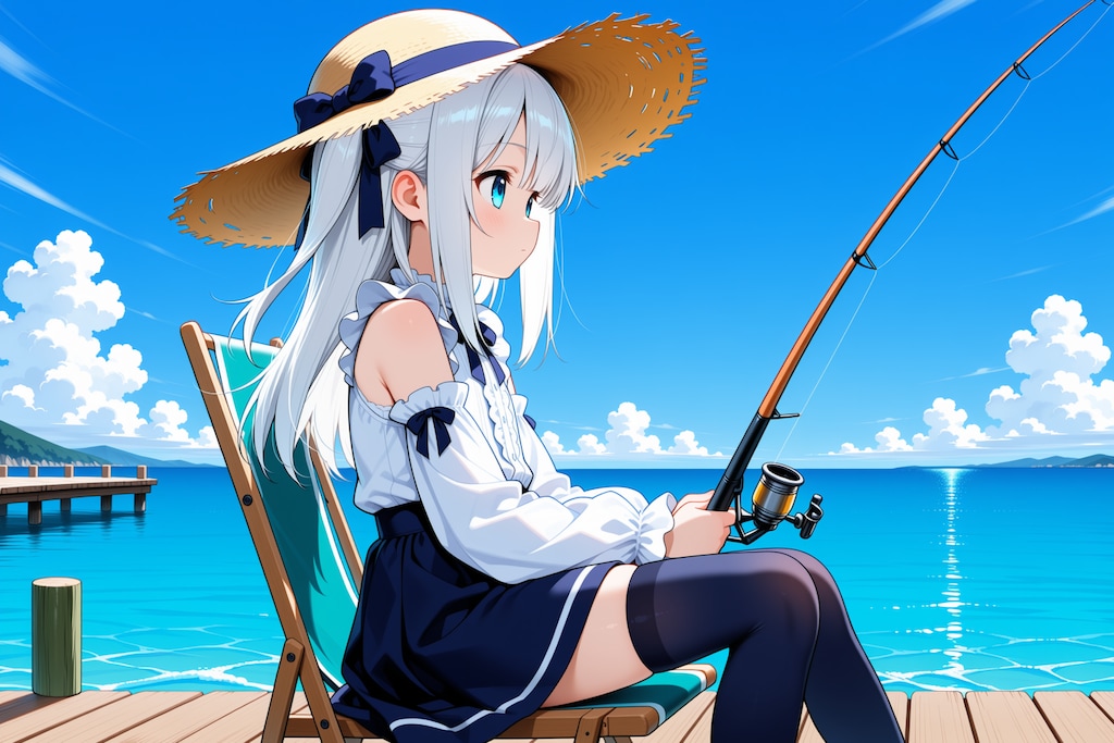 大物を待つ