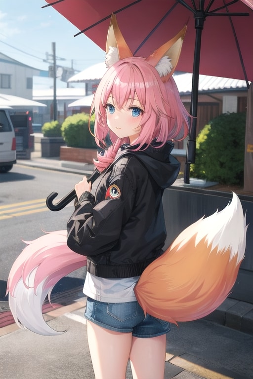 今日の狐耳娘