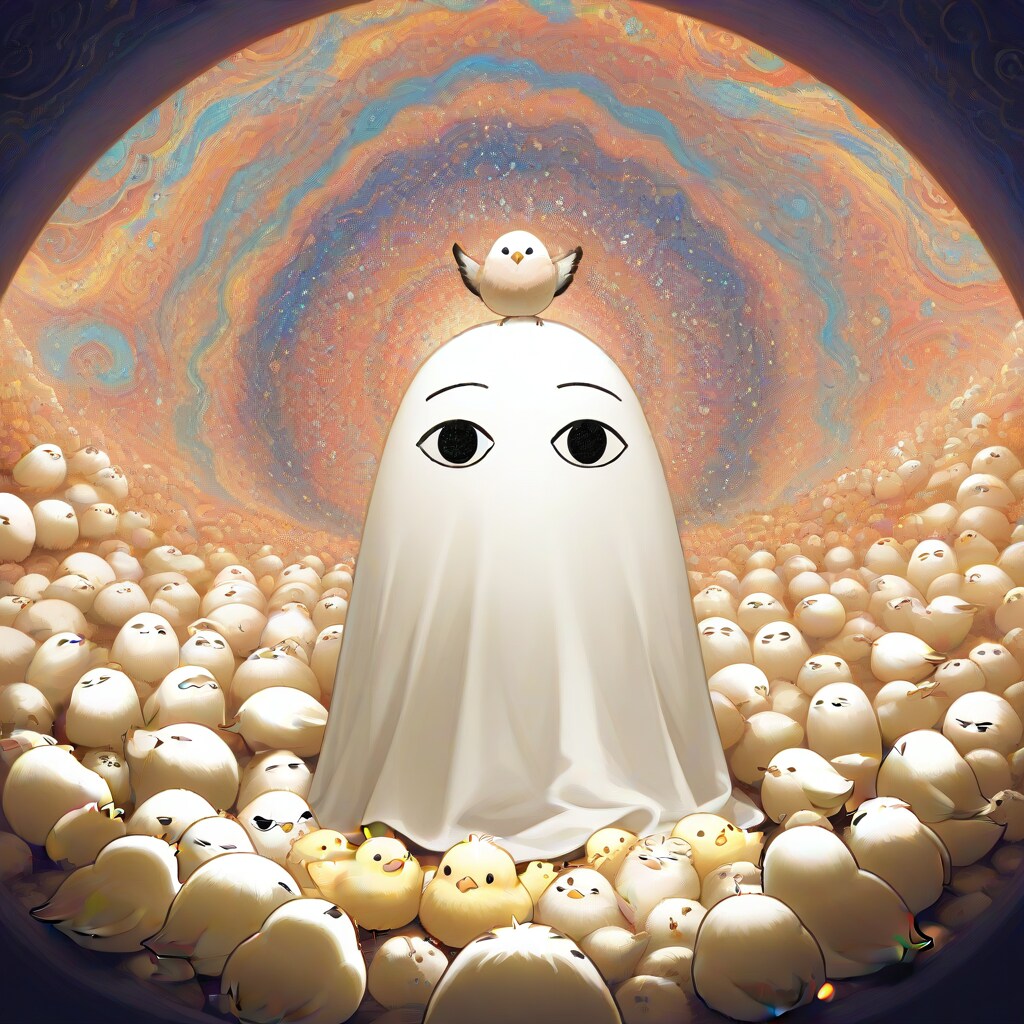 メジェド＆ひよこ