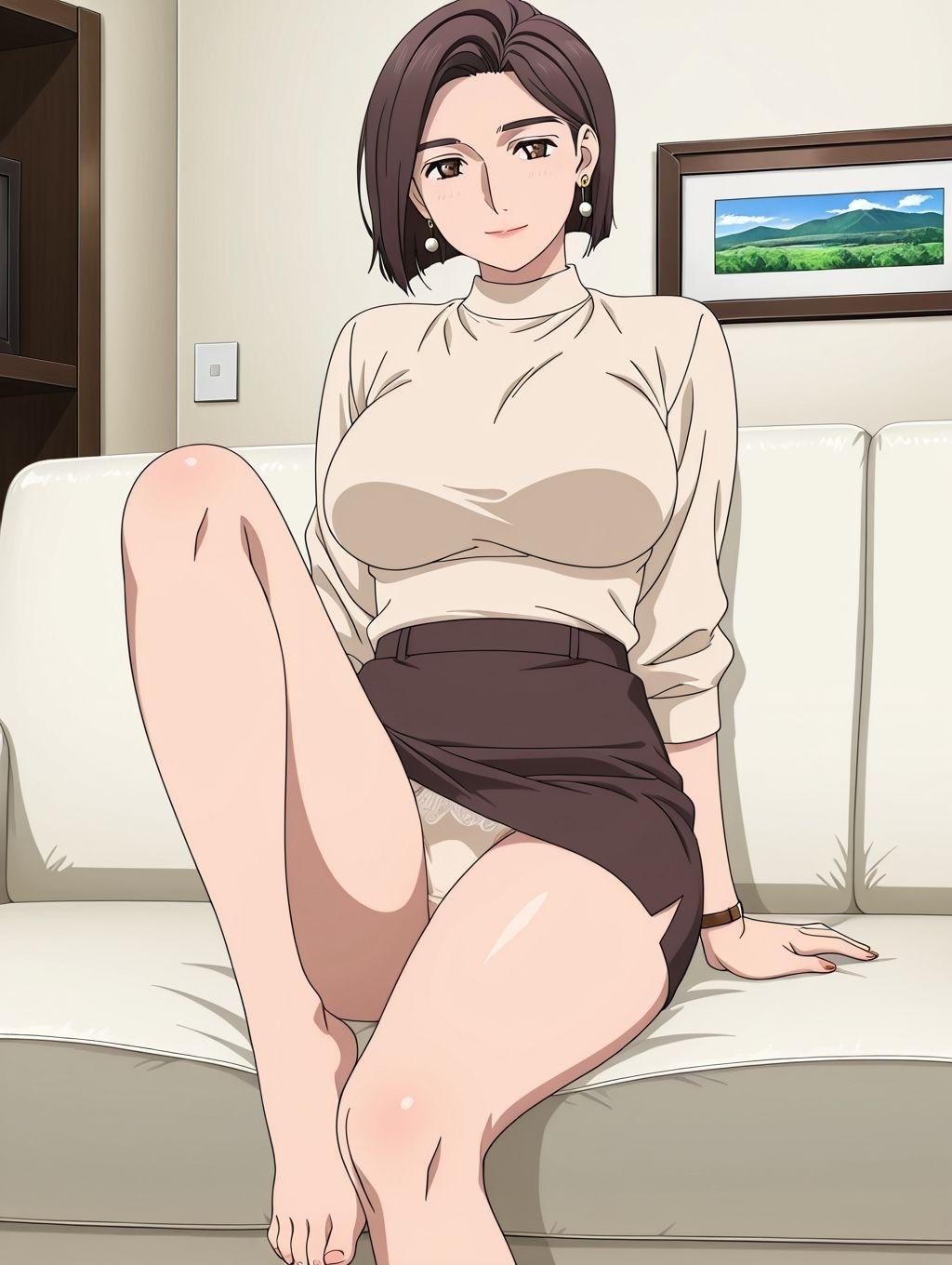 西園寺真由子×パンチラ