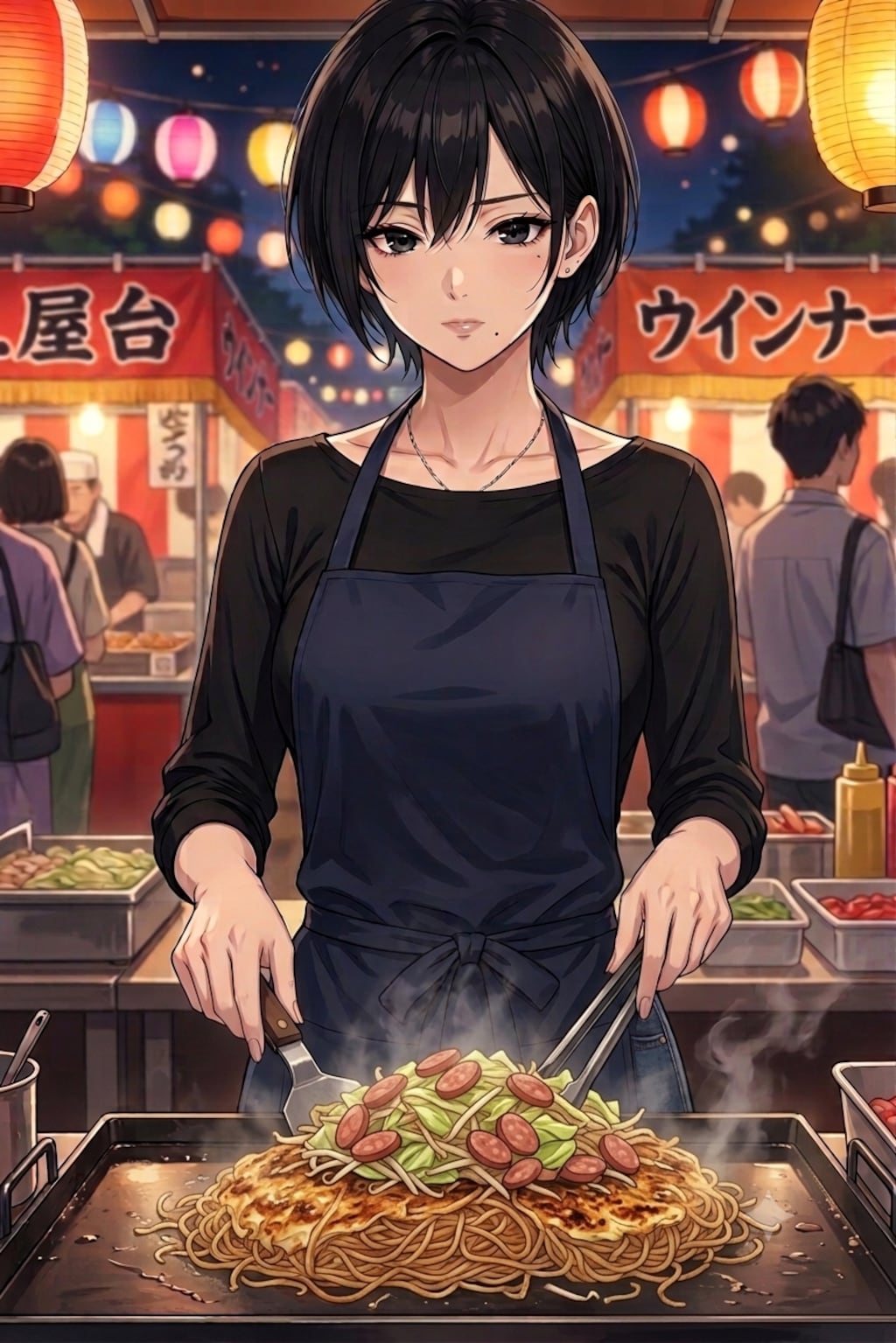 【ハルカ】屋台の焼きそば