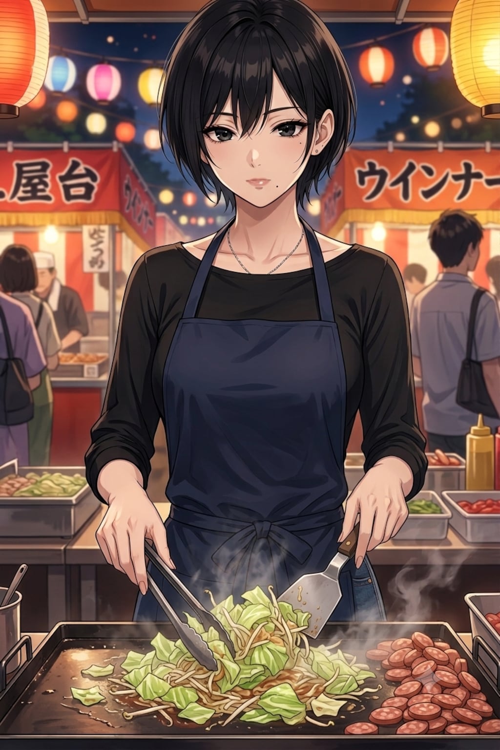 【ハルカ】屋台の焼きそば