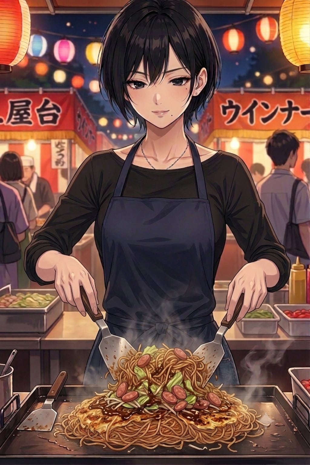 【ハルカ】屋台の焼きそば