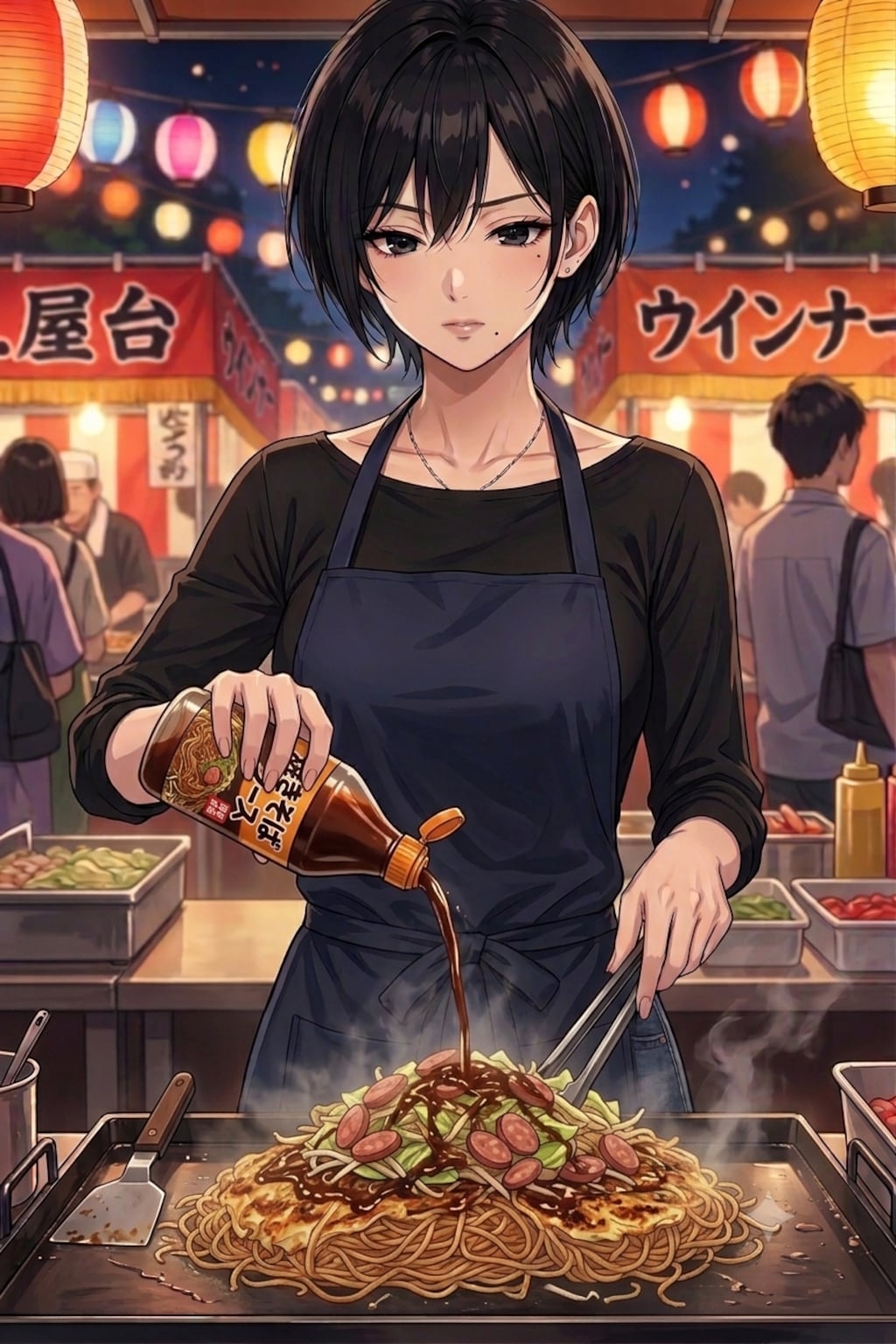 【ハルカ】屋台の焼きそば