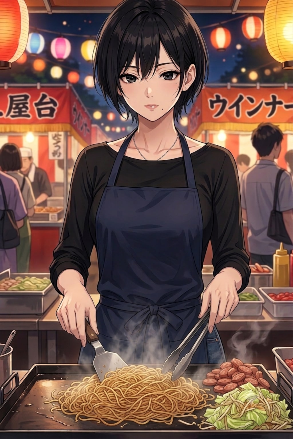【ハルカ】屋台の焼きそば