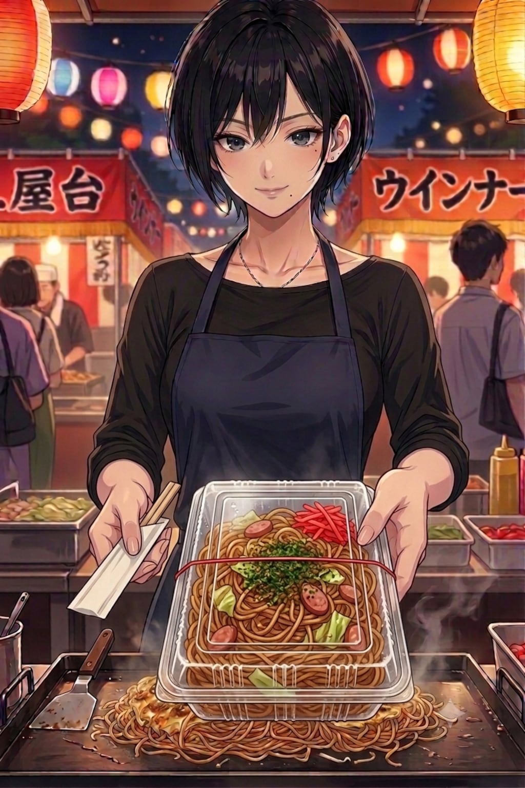 【ハルカ】屋台の焼きそば