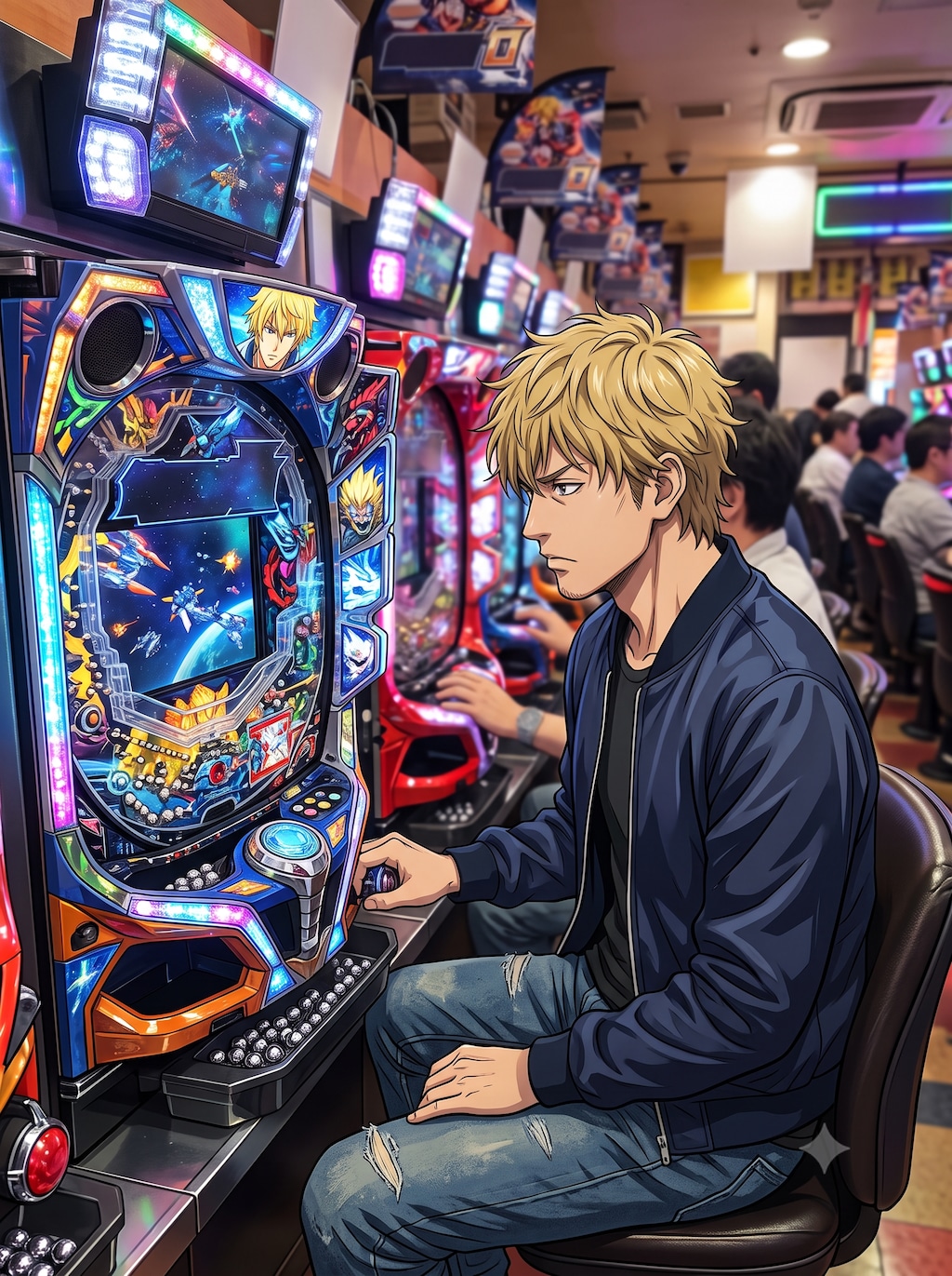 パチンコの男性