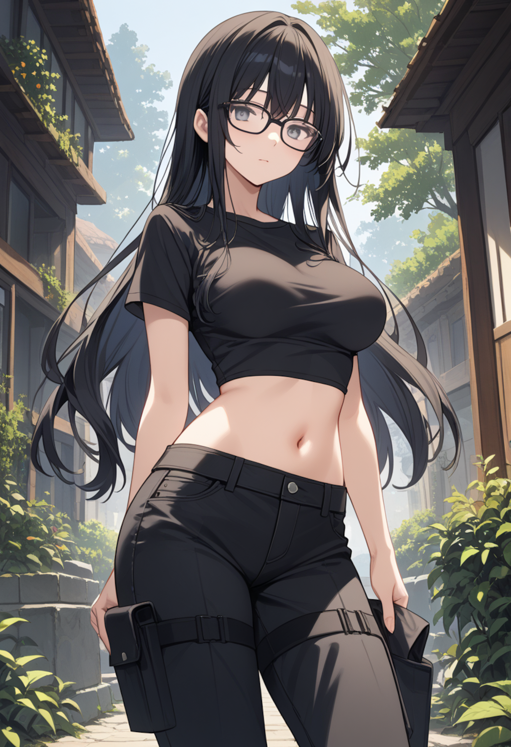 今日のパンツは黒だよ♪(8枚)