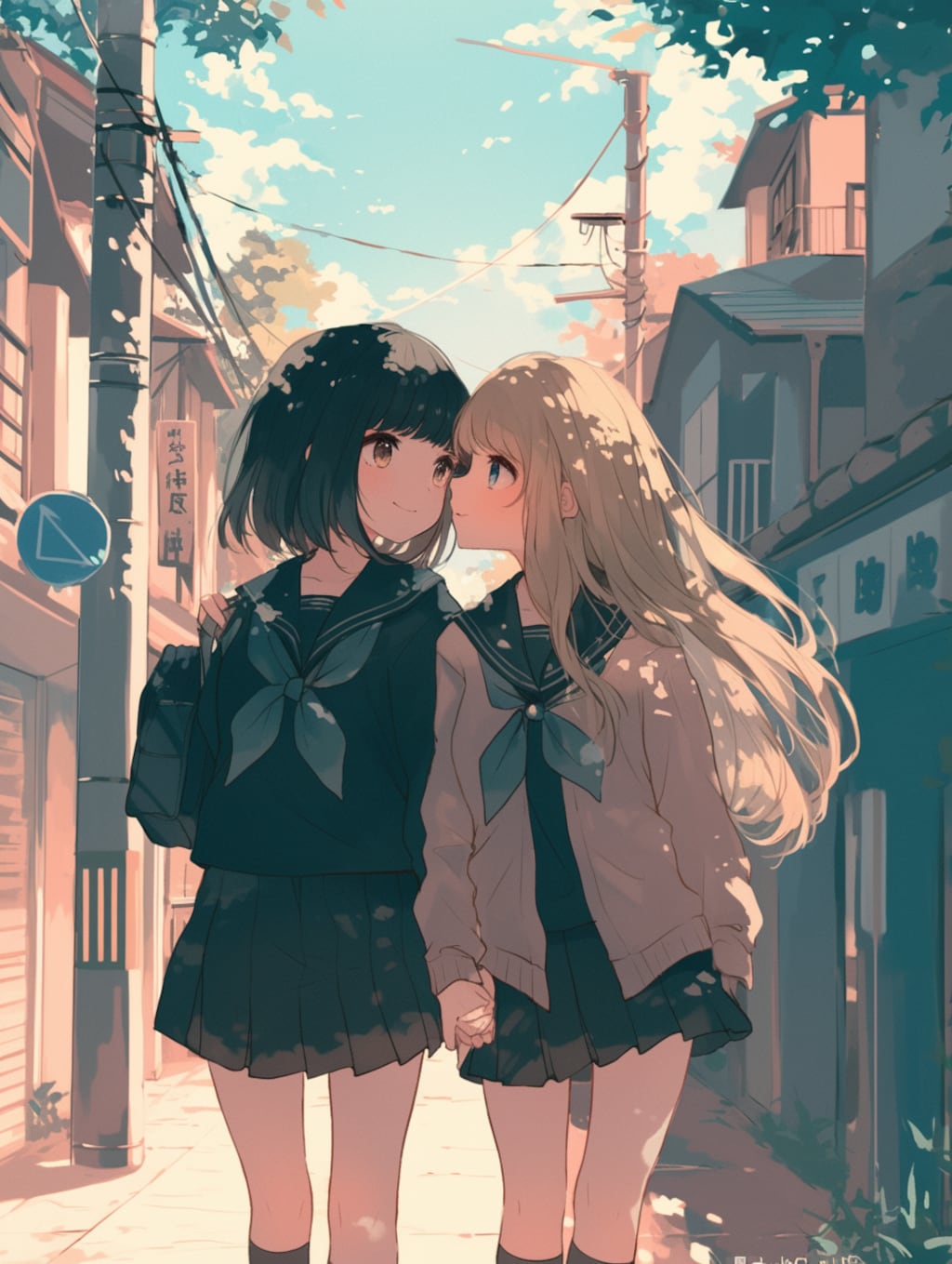 キスしたい二人のJK51