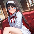 秋葉とお茶会 2枚目
