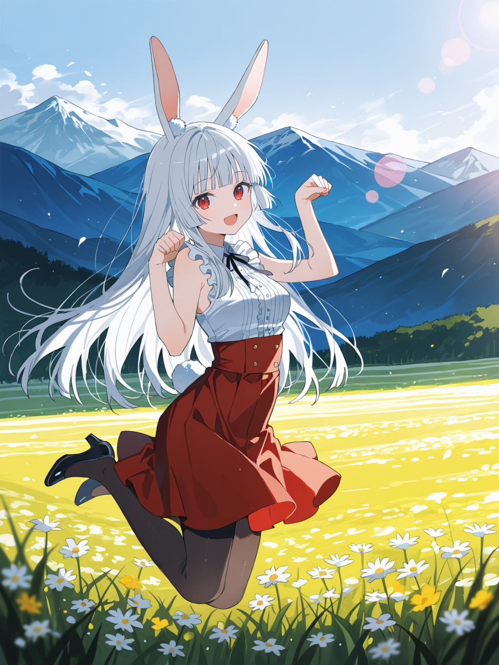 うさぎだからジャンプするのは当前なのです♡