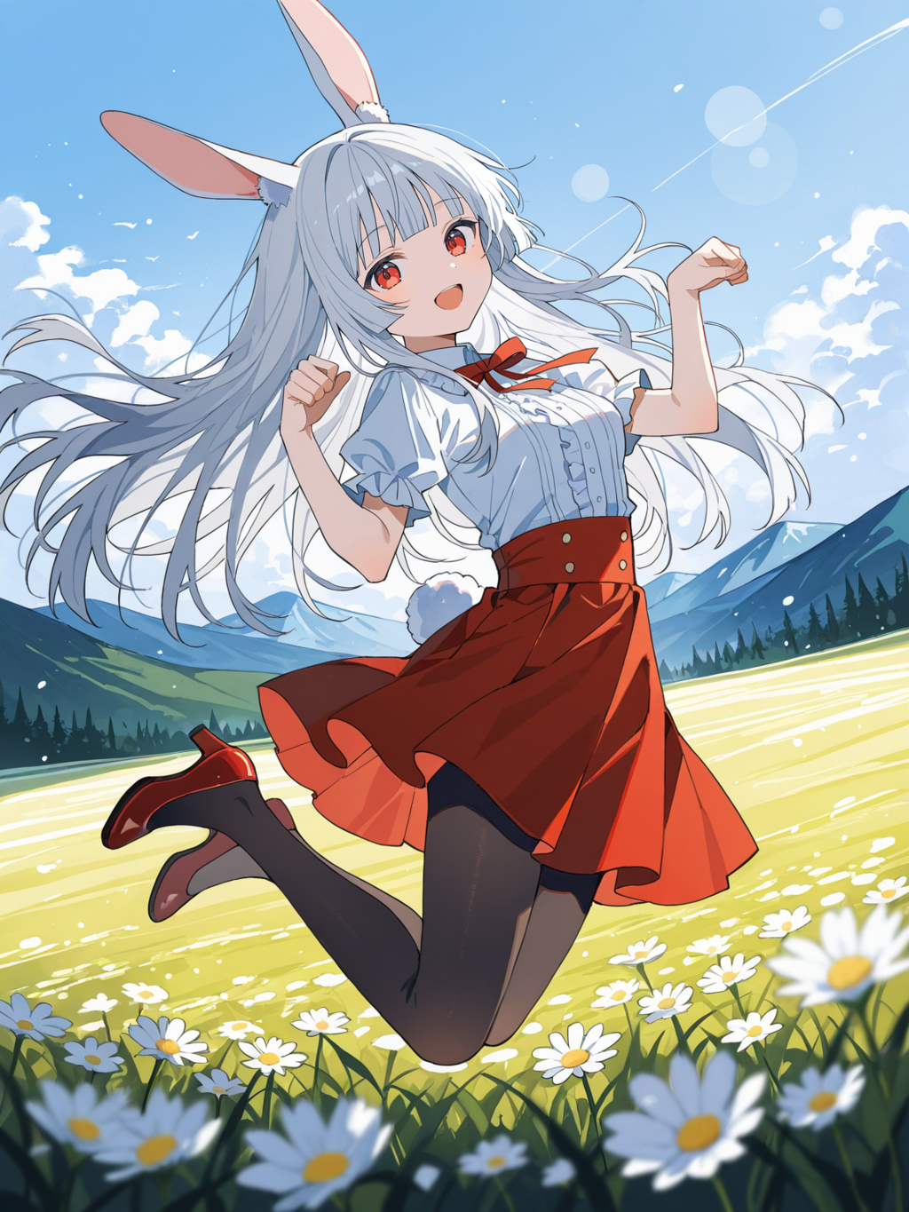 うさぎだからジャンプするのは当前なのです♡