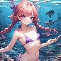 海中少女 2枚目