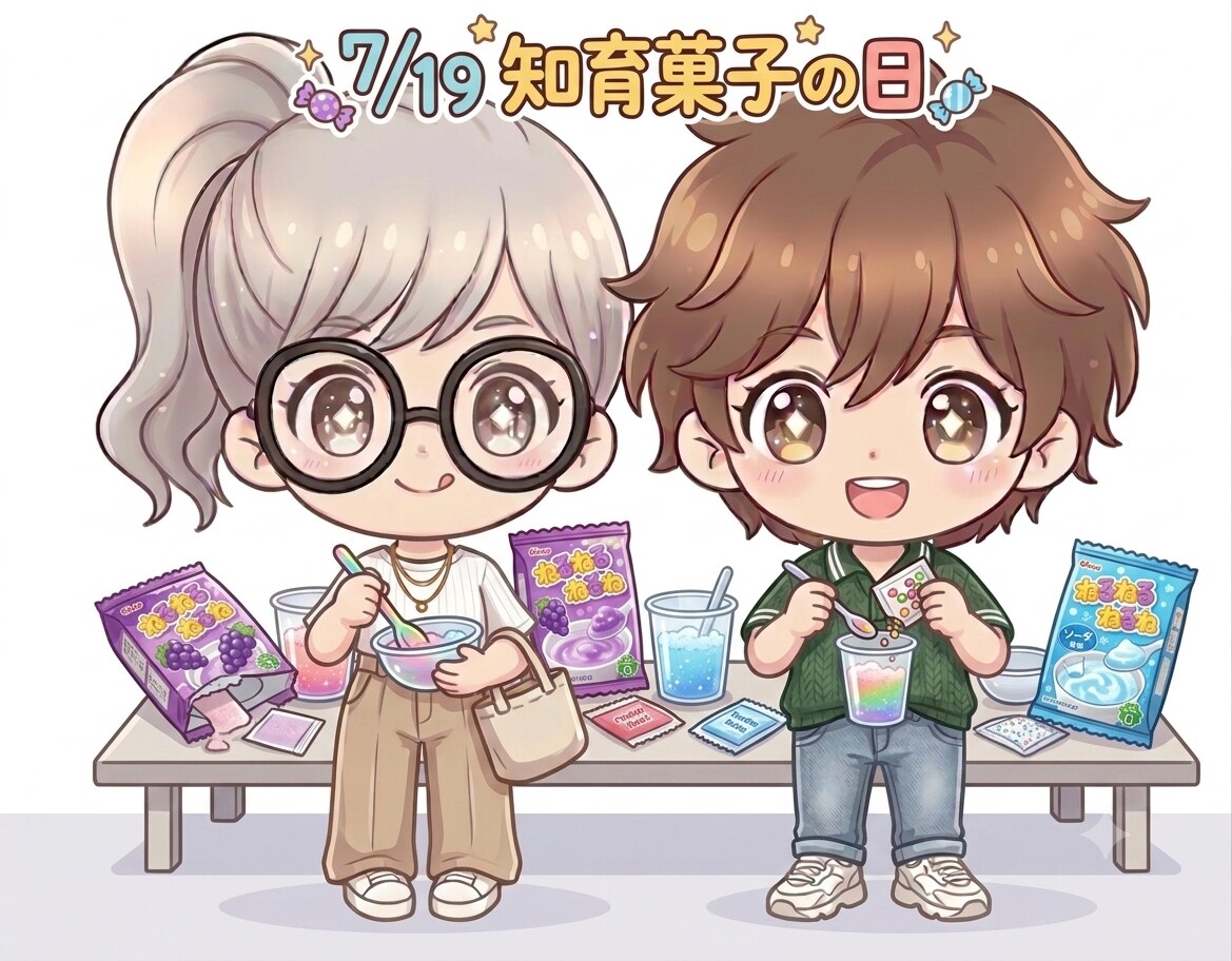 今日は「知育菓子の日」