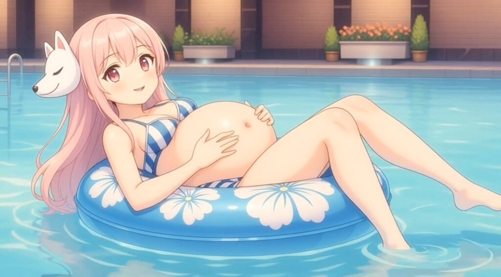 孕みこころちゃんにぶっかけ