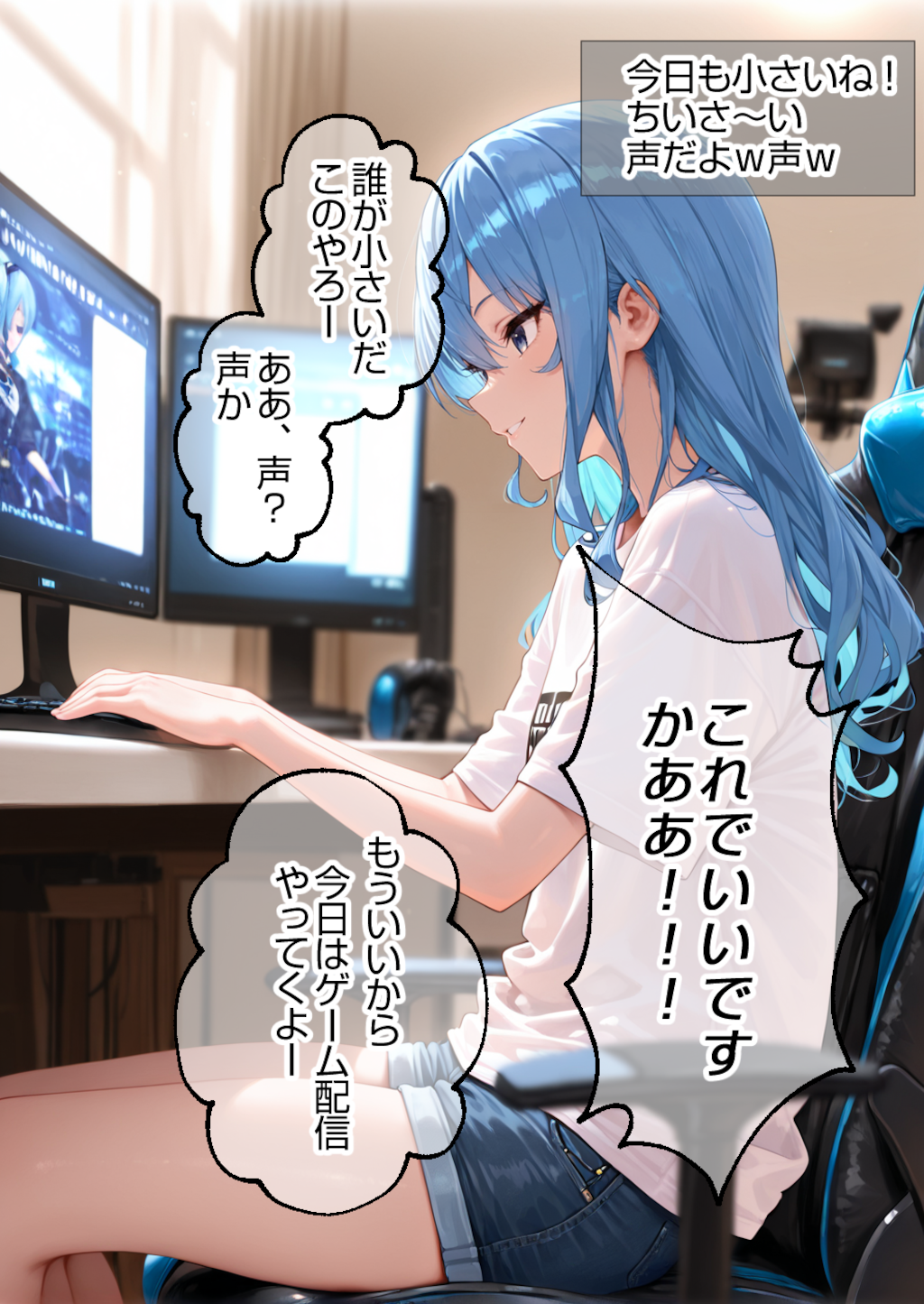 星街すいせい#1配達に行ったら有名配信者の家!?