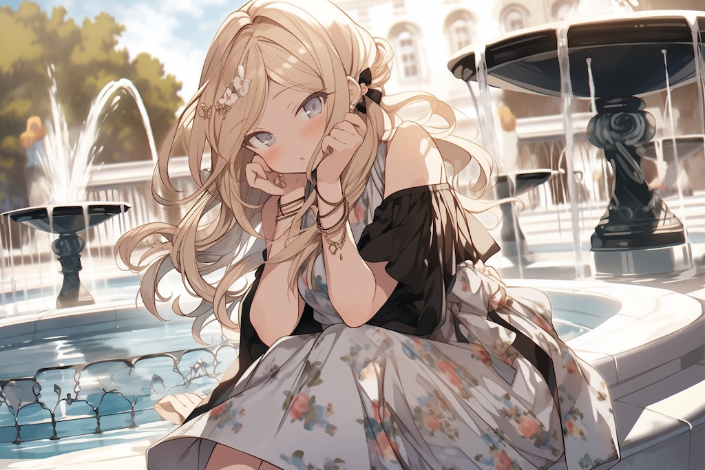 A Date By The Fountain ⛲️  • niji 6