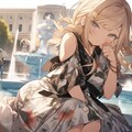 A Date By The Fountain ⛲️  • niji 6 5枚目