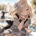 A Date By The Fountain ⛲️  • niji 6 2枚目