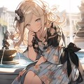 A Date By The Fountain ⛲️  • niji 6 4枚目