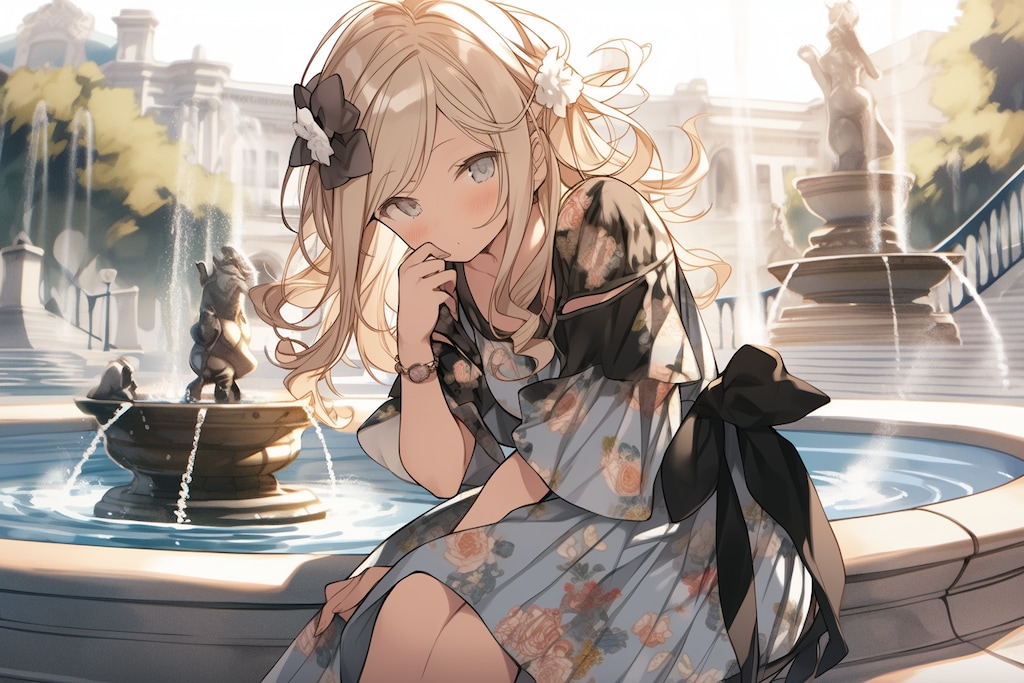 A Date By The Fountain ⛲️  • niji 6