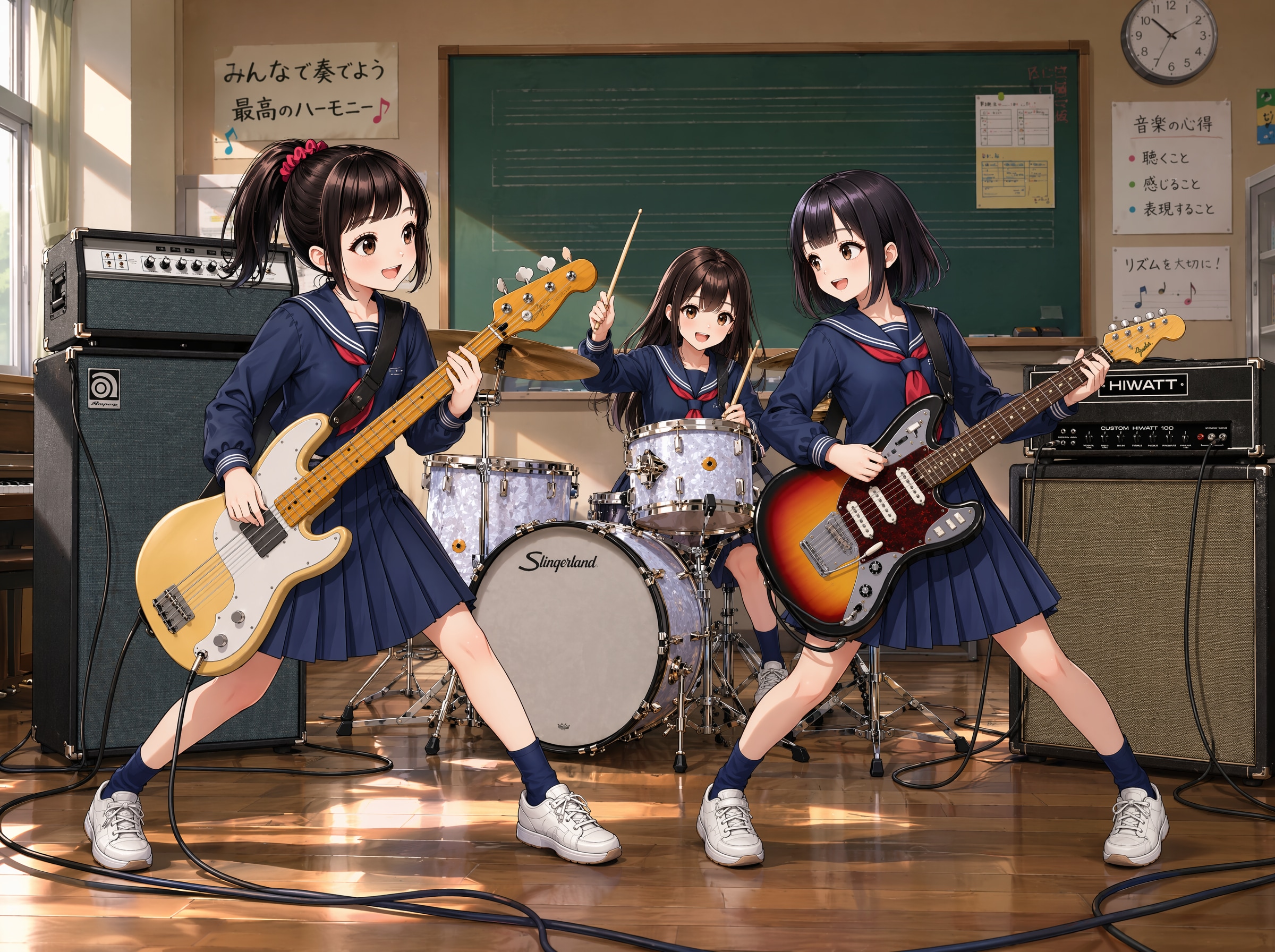 音楽室です。