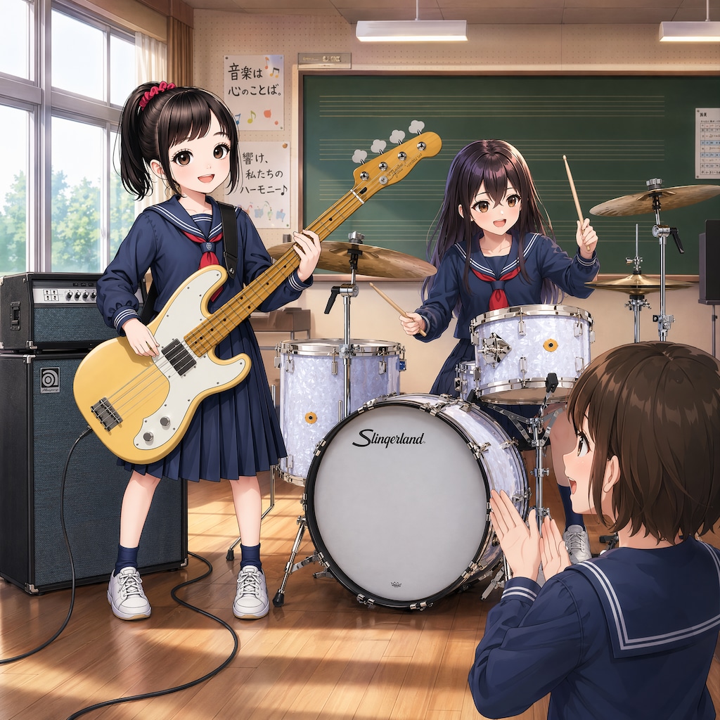 音楽室です。