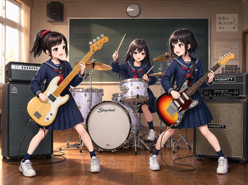 音楽室です。