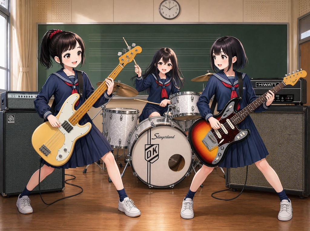 音楽室です。