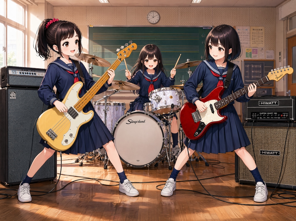 音楽室です。