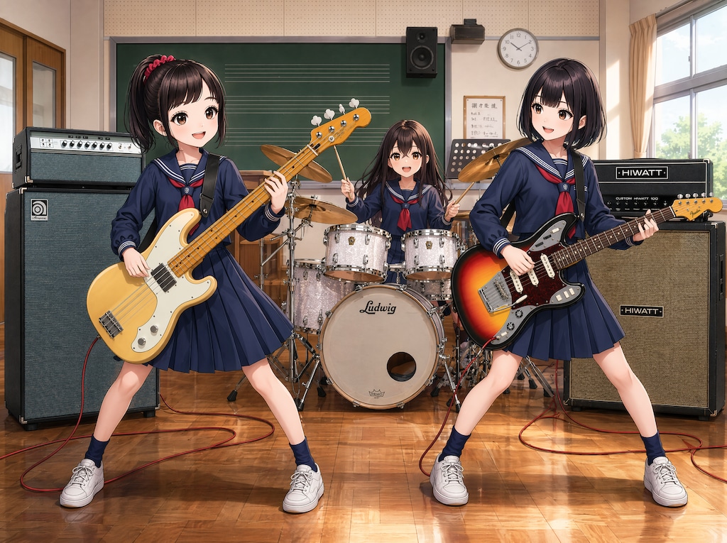 音楽室です。