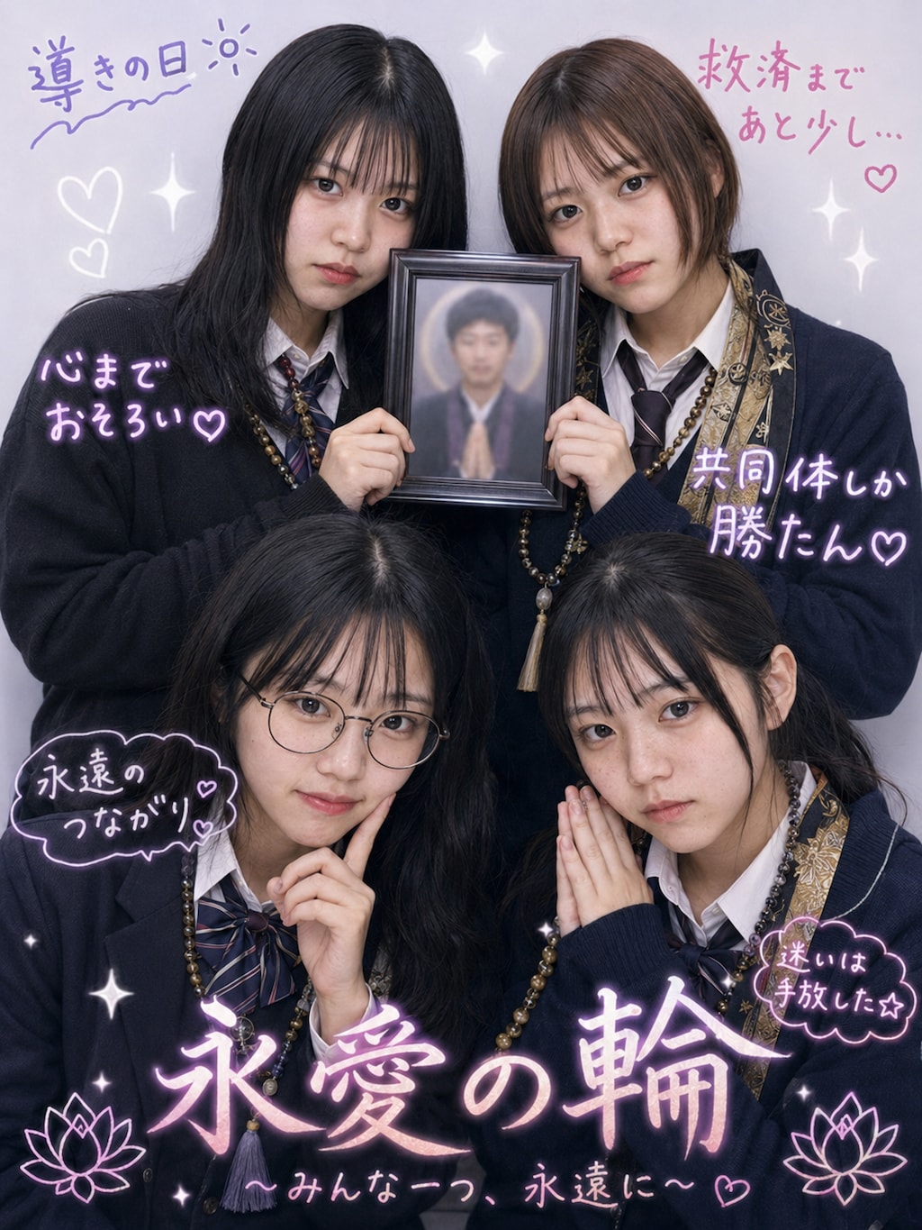 実在しないカルト宗教信者のプリクラ