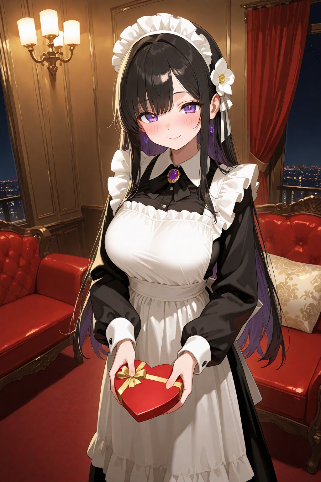 メイド姫様のバレンタイン | の人気AIイラスト・グラビア