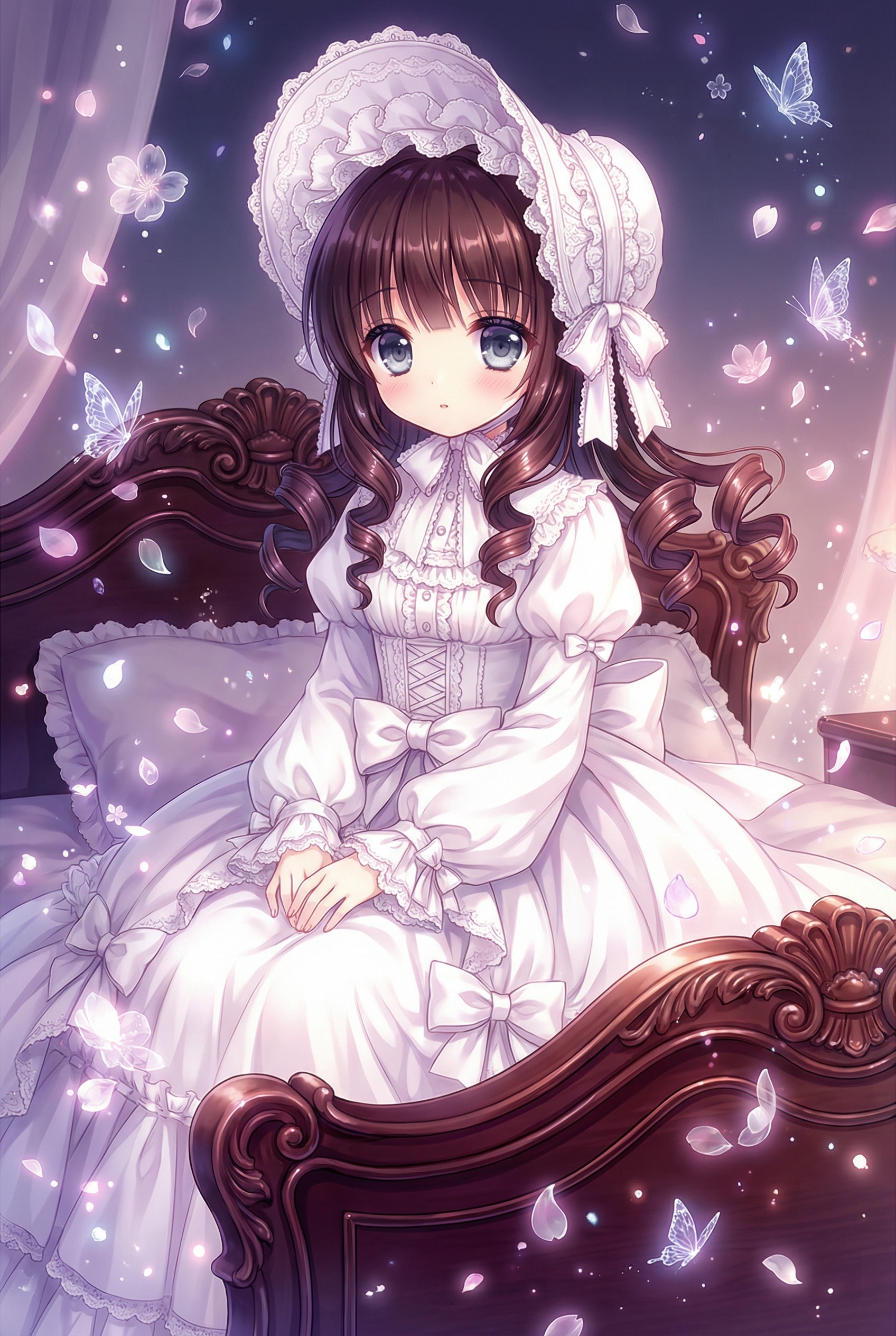 静寂に咲く白薔薇 | の人気AIイラスト・グラビア