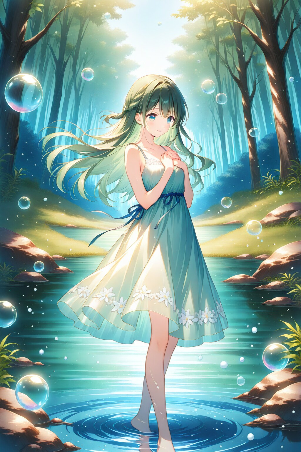 泡にとける夏の午後