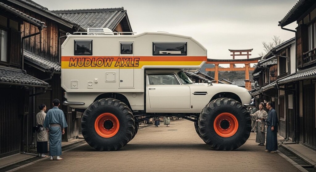 アストンマーティンDB5キャンピングカーモンスター