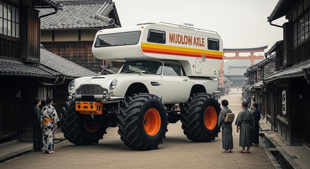 アストンマーティンDB5キャンピングカーモンスター