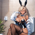 Bunny on the Toilet 2枚目