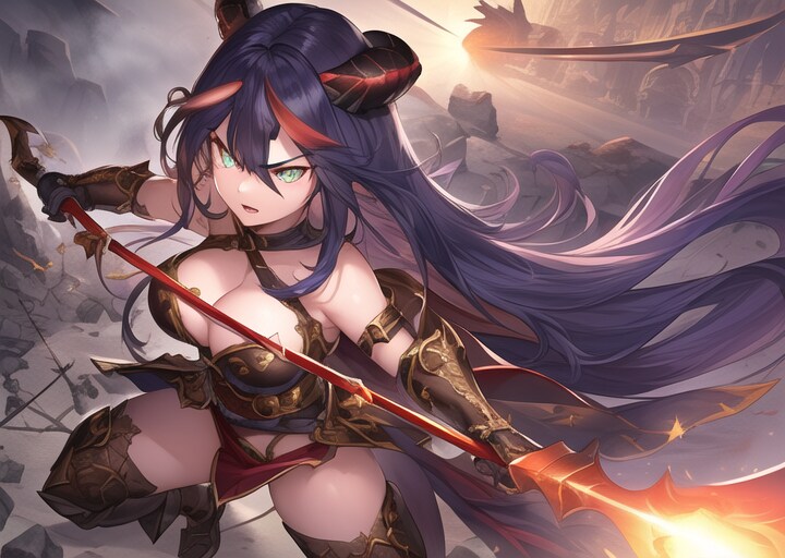 魔族の女戦士