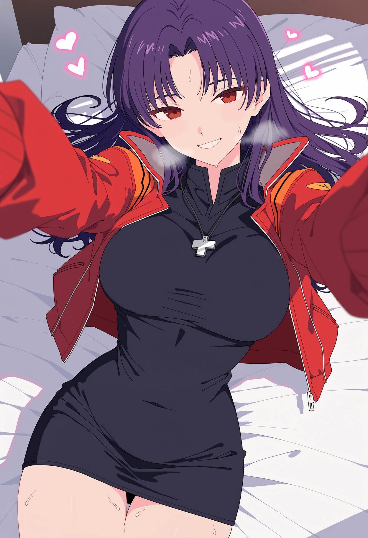 抱きしめ待ちのミサトさん