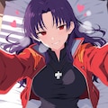 抱きしめ待ちのミサトさん 2枚目