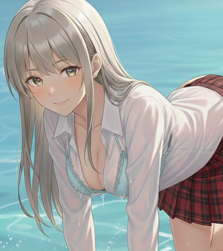 濡れちゃった