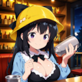 バーメイドごっこ。（はるかちゃん６才） 2枚目