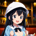 バーメイドごっこ。（はるかちゃん６才） 3枚目