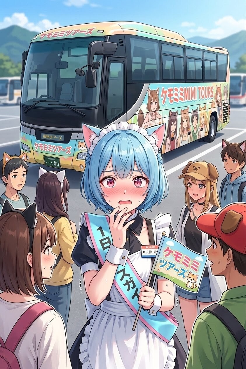 1日バスガイド