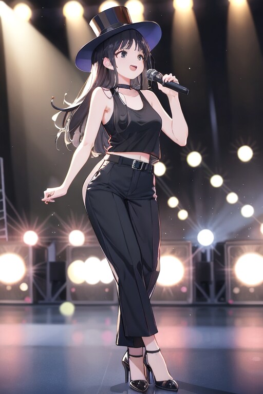 アイドル歌手・黒猫絵馬のワンマンライブ