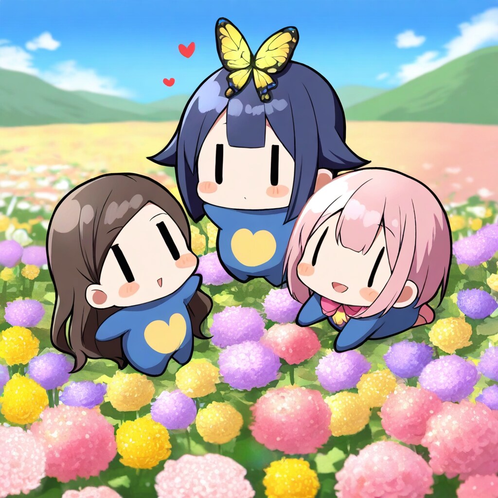 蝶の仲良しちゃん