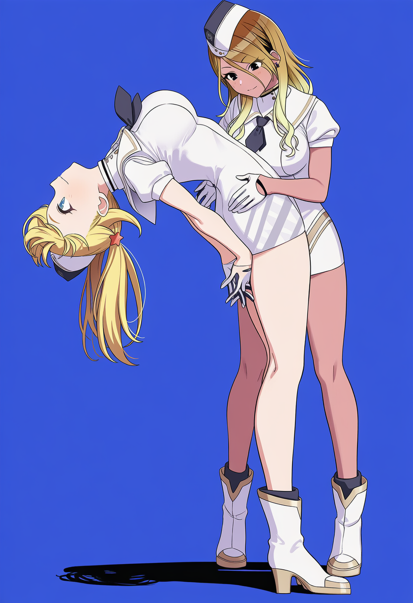 ブルアカオペレーター　後ろ反り23